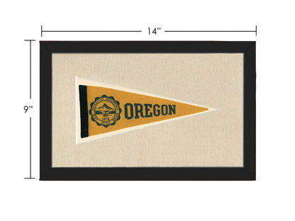 Americana Memories Vintage Pennants and Memorabilia Vintage University of Oregon Pennant