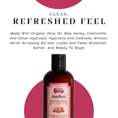 Sweet Onion Shampoo - 8 oz