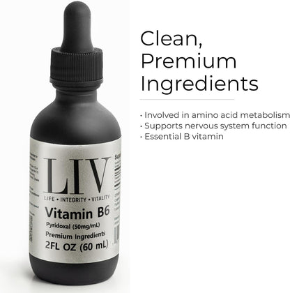 Vitamin B6 Pyridoxal Liquid (5-Phosphate 50mg, 60 servings)