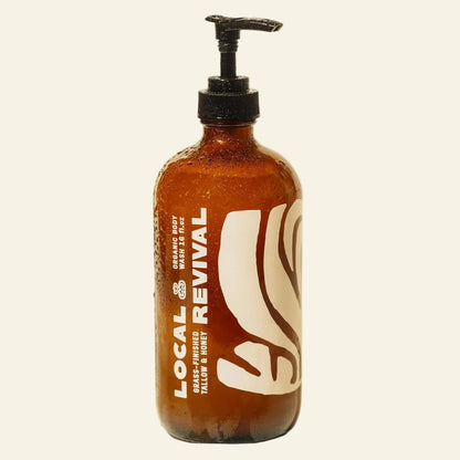 Local Revival Unscented Tallow &amp; Honey Body Wash - 16oz