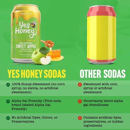 Bee Original Sweet Apple Soda Alternative