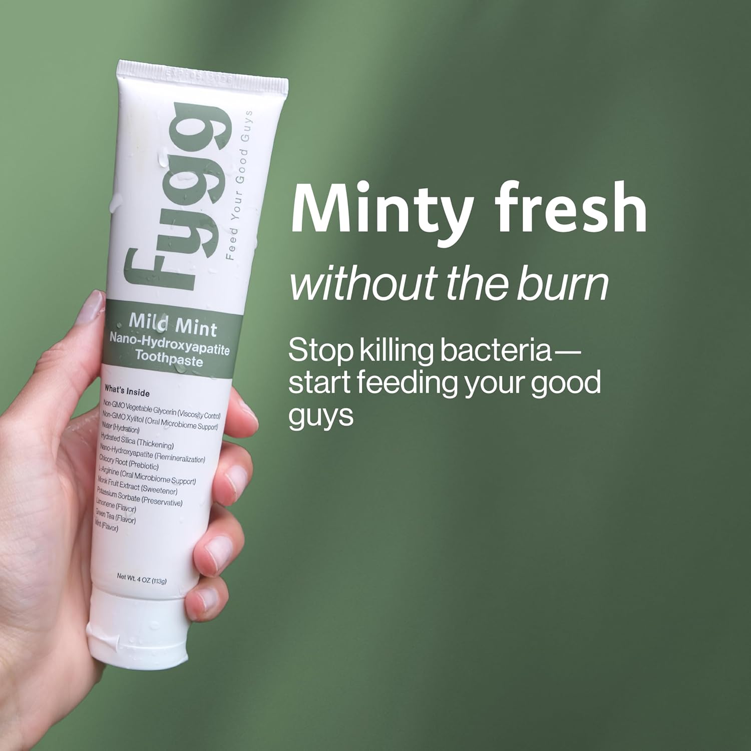 Nano-Hydroxyapatite Toothpaste with Prebiotics | Mild Mint