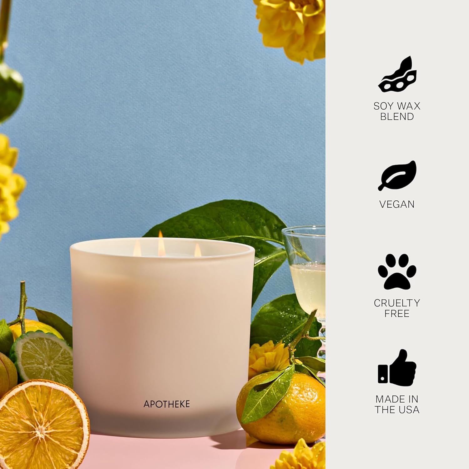 APOTHEKE Petite Candles Bergamot Tangerine Petite Candle