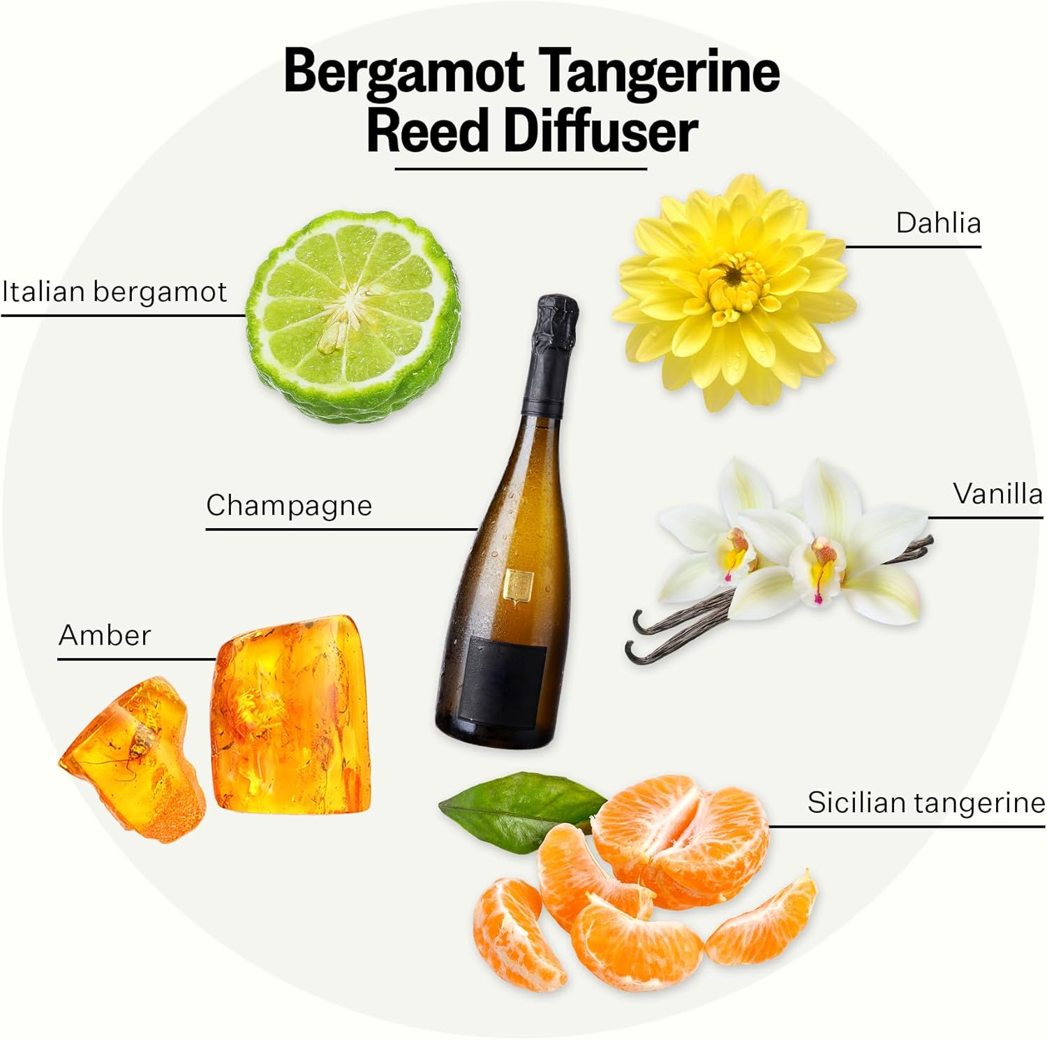 Bergamot Tangerine Reed Diffuser