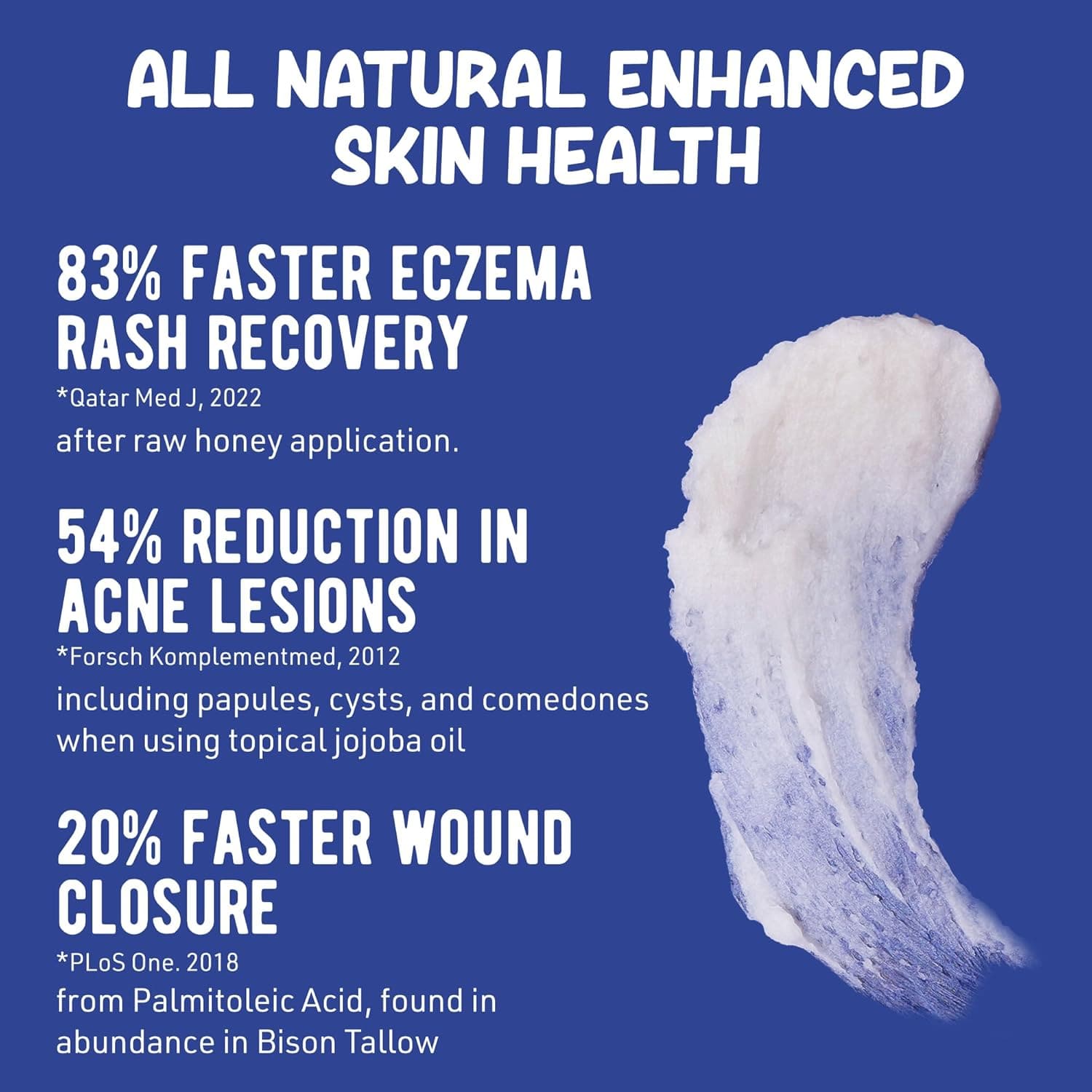 Whipped Bison Tallow &amp; Manuka Honey Moisturizing Balm