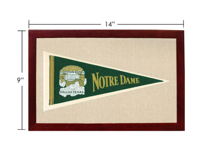 Vintage Notre Dame Pennant