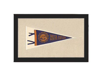 Americana Memories Vintage Pennants and Memorabilia Vintage South Dakota State College Pennant