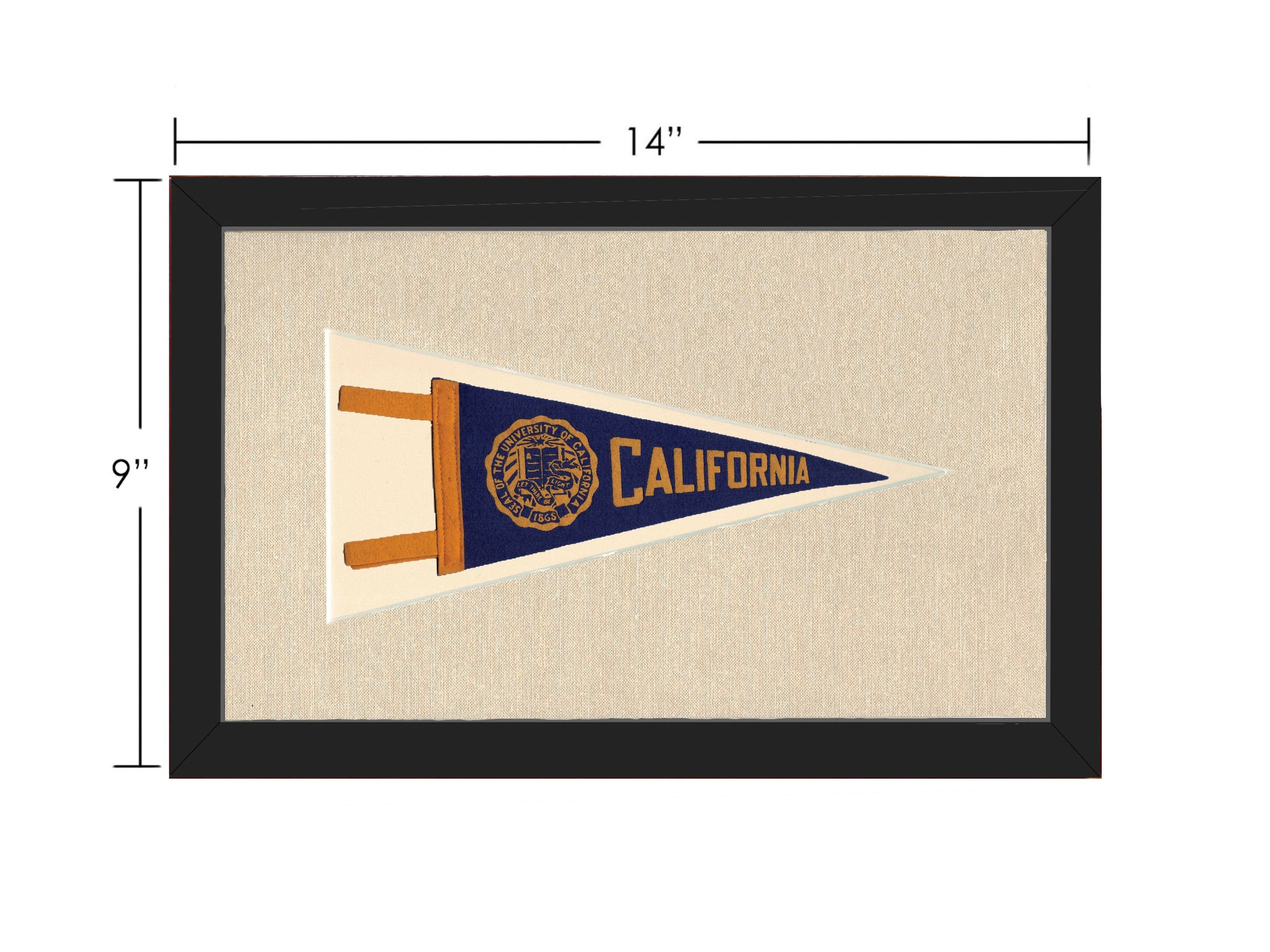 Americana Memories Vintage Pennants and Memorabilia Vintage University of California Pennant
