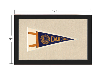 Americana Memories Vintage Pennants and Memorabilia Vintage University of California Pennant