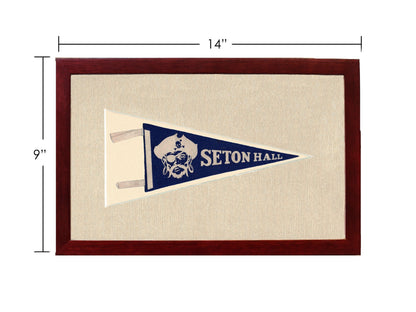 Americana Memories Vintage Pennants and Memorabilia Vintage Seton Hall University Pennant