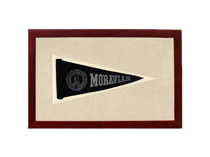 Americana Memories Vintage Pennants and Memorabilia Vintage Moravian University Pennant
