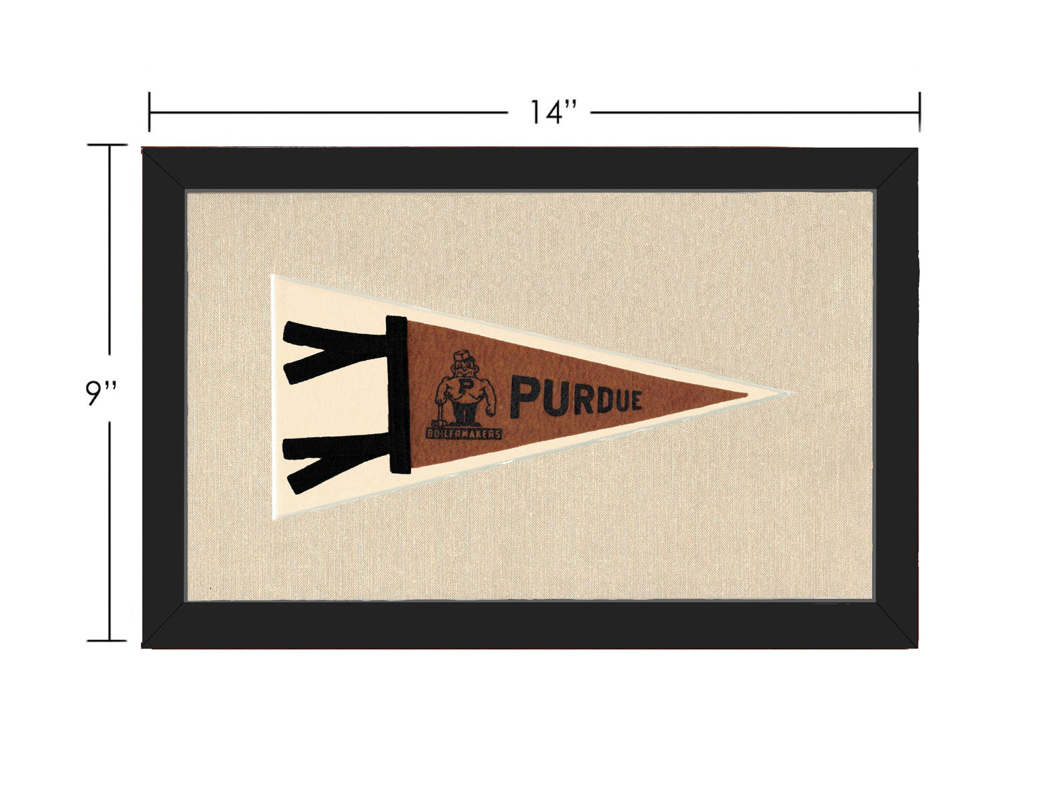 Americana Memories Vintage Pennants and Memorabilia Vintage Purdue Pennant