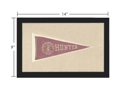 Vintage Hunter College Pennant