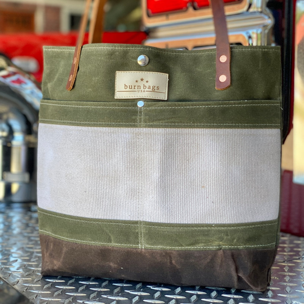 Olive Green Classic Burn Bag