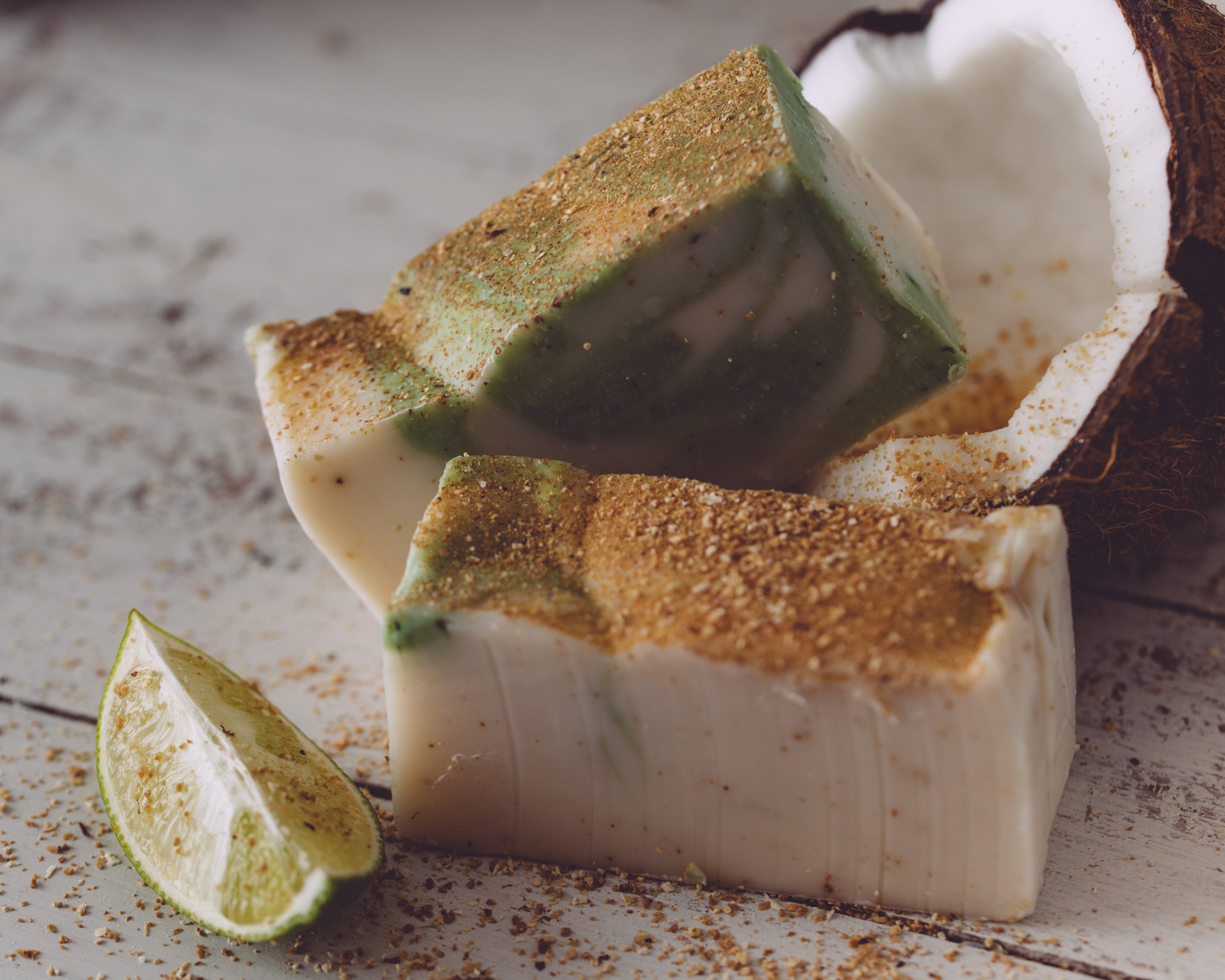 Lime in de Coconut Soap Bar