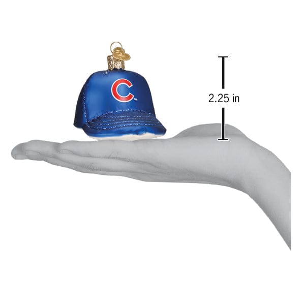 Old World Christmas 2.25 X 2.5 X 3.5 / 75419 Cubs Baseball Cap Ornament