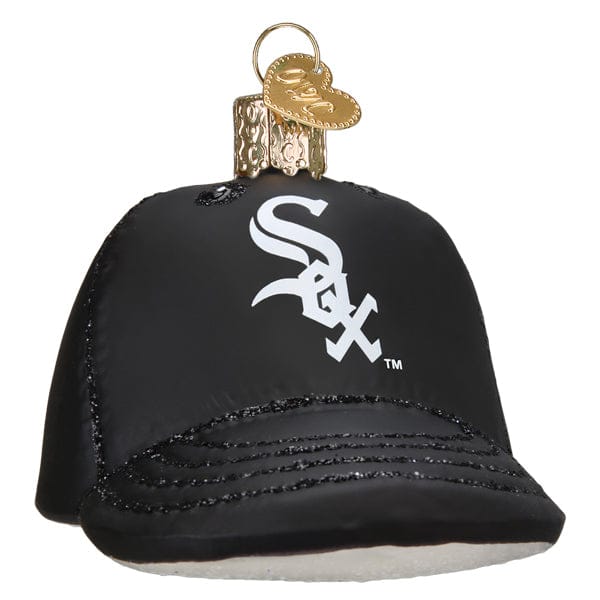 Old World Christmas 2.25 X 2.5 X 3.5 / 75519 White Sox Baseball Cap Ornament