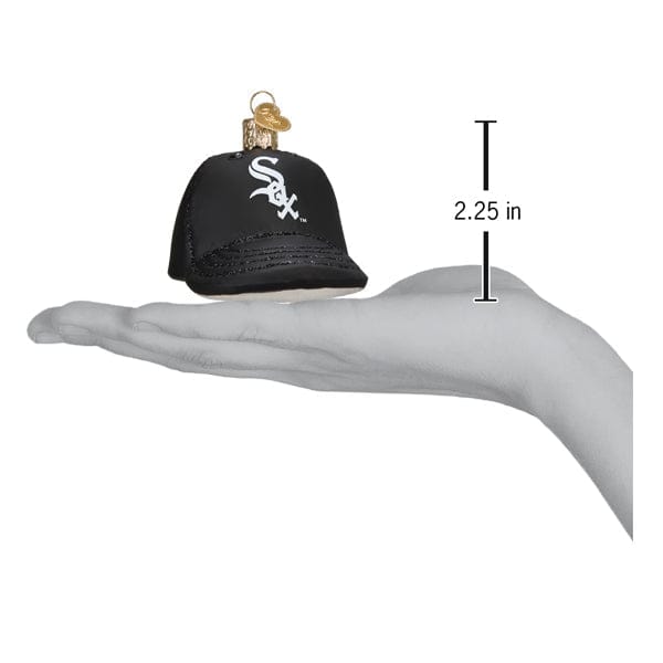 Old World Christmas 2.25 X 2.5 X 3.5 / 75519 White Sox Baseball Cap Ornament