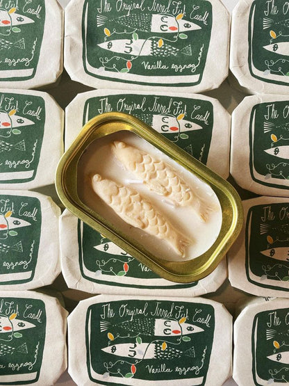 Tinned Fish Candle - Vanilla Eggnog