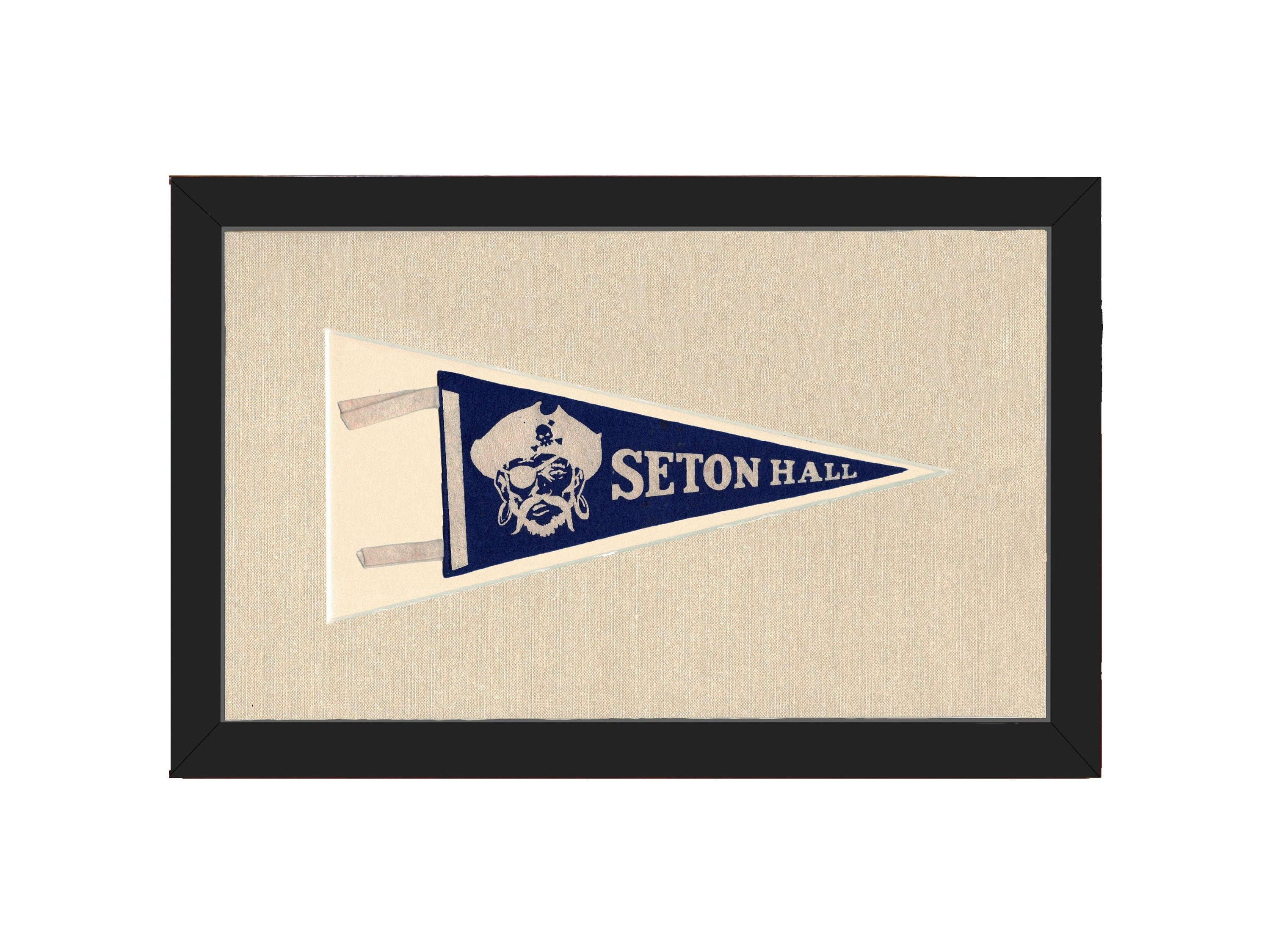 Americana Memories Vintage Pennants and Memorabilia Vintage Seton Hall University Pennant