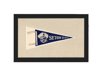 Americana Memories Vintage Pennants and Memorabilia Vintage Seton Hall University Pennant
