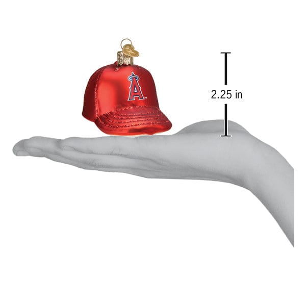 Old World Christmas 2.25 X 2.5 X 3.5 / 76219 Angels Baseball Cap Ornament