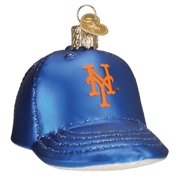Old World Christmas 2.25 X 2.5 X 3.5 / 76719 Mets Baseball Cap Ornament