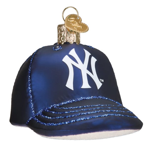 Old World Christmas 2.25 X 2.5 X 3.5 / 76819 Yankees Baseball Cap Ornament
