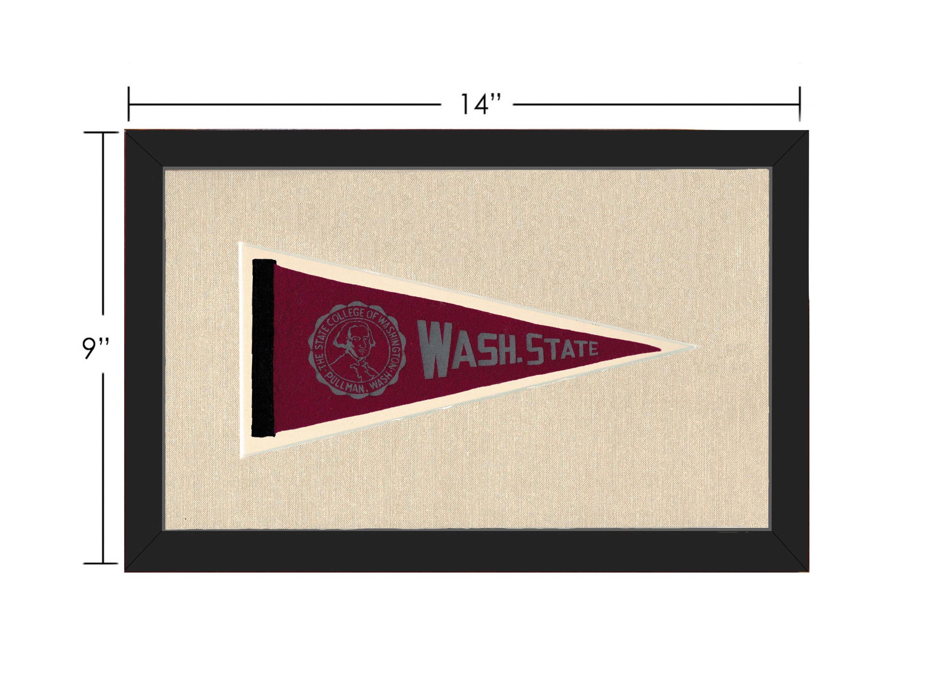 Vintage Washington State University Pennant