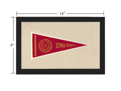 Americana Memories Vintage Pennants and Memorabilia Vintage Iowa State Pennant
