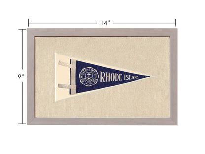 Vintage Rhode Island Pennant