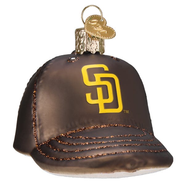 Old World Christmas 2.25 X 2.5 X 3.5 / 77219 Padres Baseball Cap Ornament
