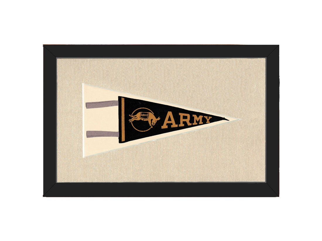 Americana Memories Vintage Pennants and Memorabilia Vintage Army Pennant