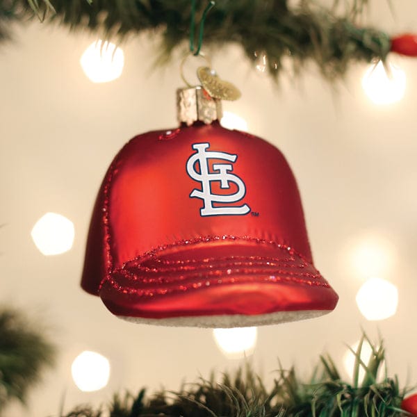 Old World Christmas 2.25 X 2.5 X 3.5 / 77519 Cardinals Baseball Cap Ornament