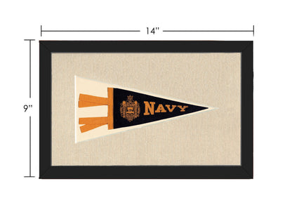 Americana Memories Vintage Pennants and Memorabilia Vintage Navy Pennant