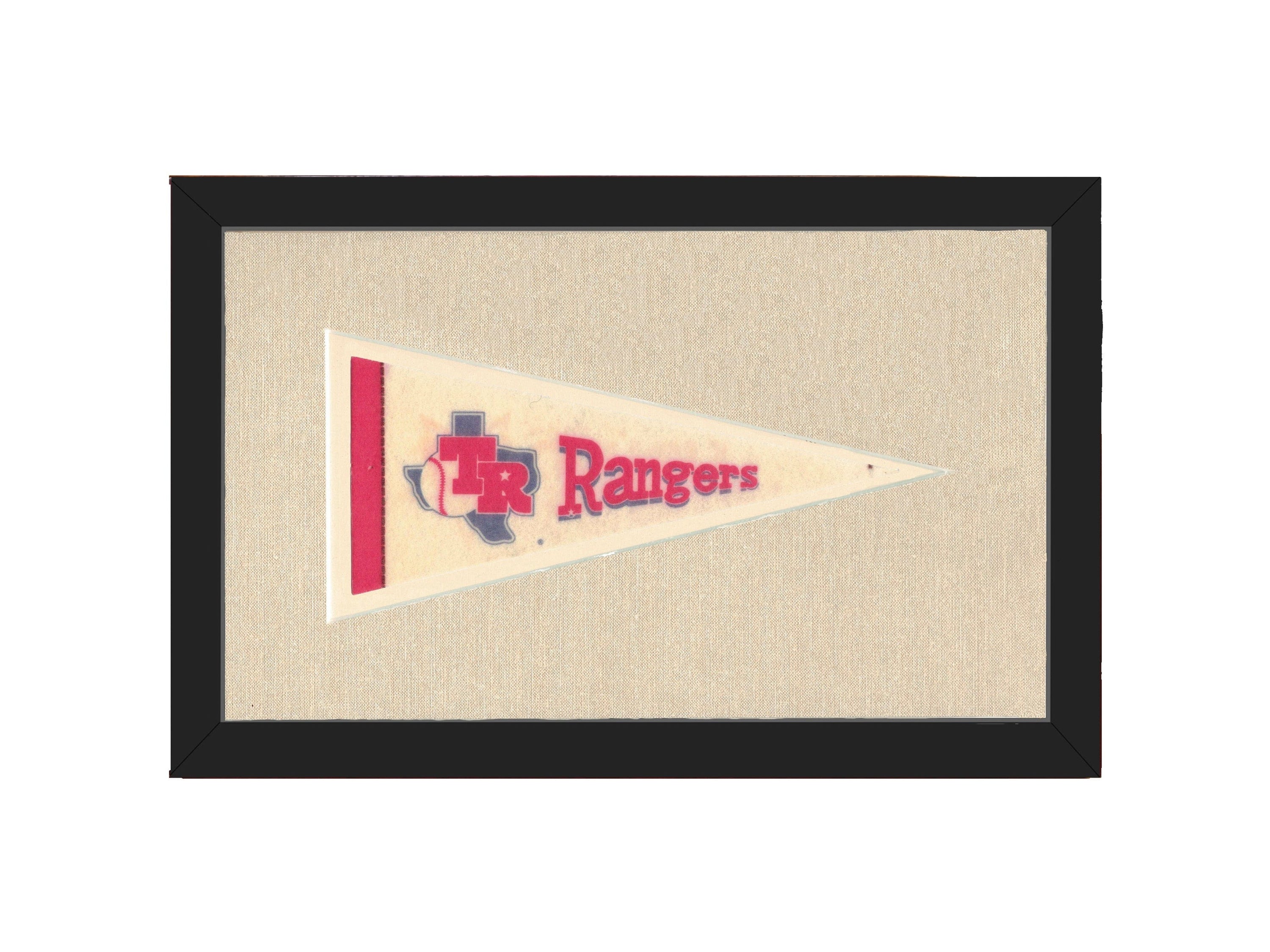 Americana Memories Vintage Pennants and Memorabilia Vintage Texas Rangers Pennant