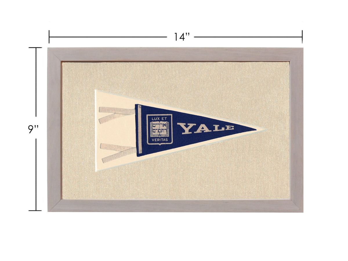 Americana Memories Vintage Pennants and Memorabilia Vintage Yale University Pennant