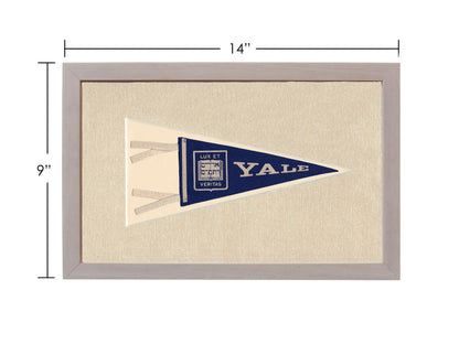 Americana Memories Vintage Pennants and Memorabilia Vintage Yale University Pennant