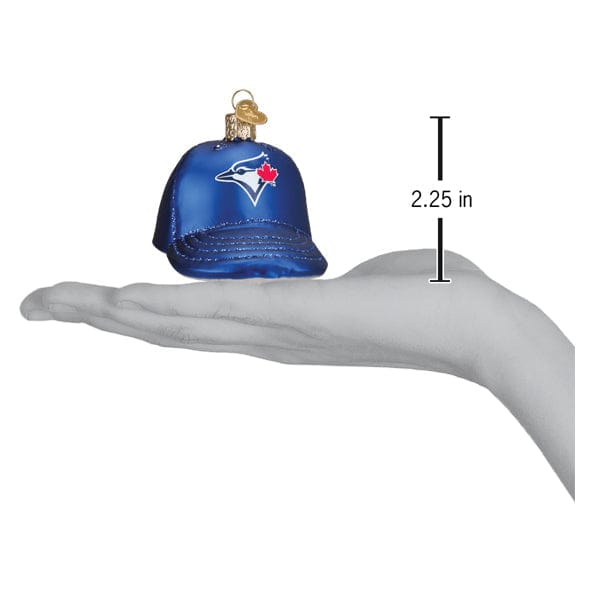 Old World Christmas 2.25 X 2.5 X 3.5 / 77819 Blue Jays Baseball Cap Ornament