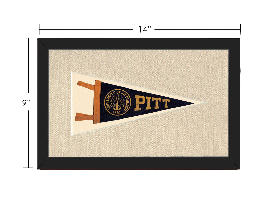 Americana Memories Vintage Pennants and Memorabilia Vintage University of Pittsburgh Pennant