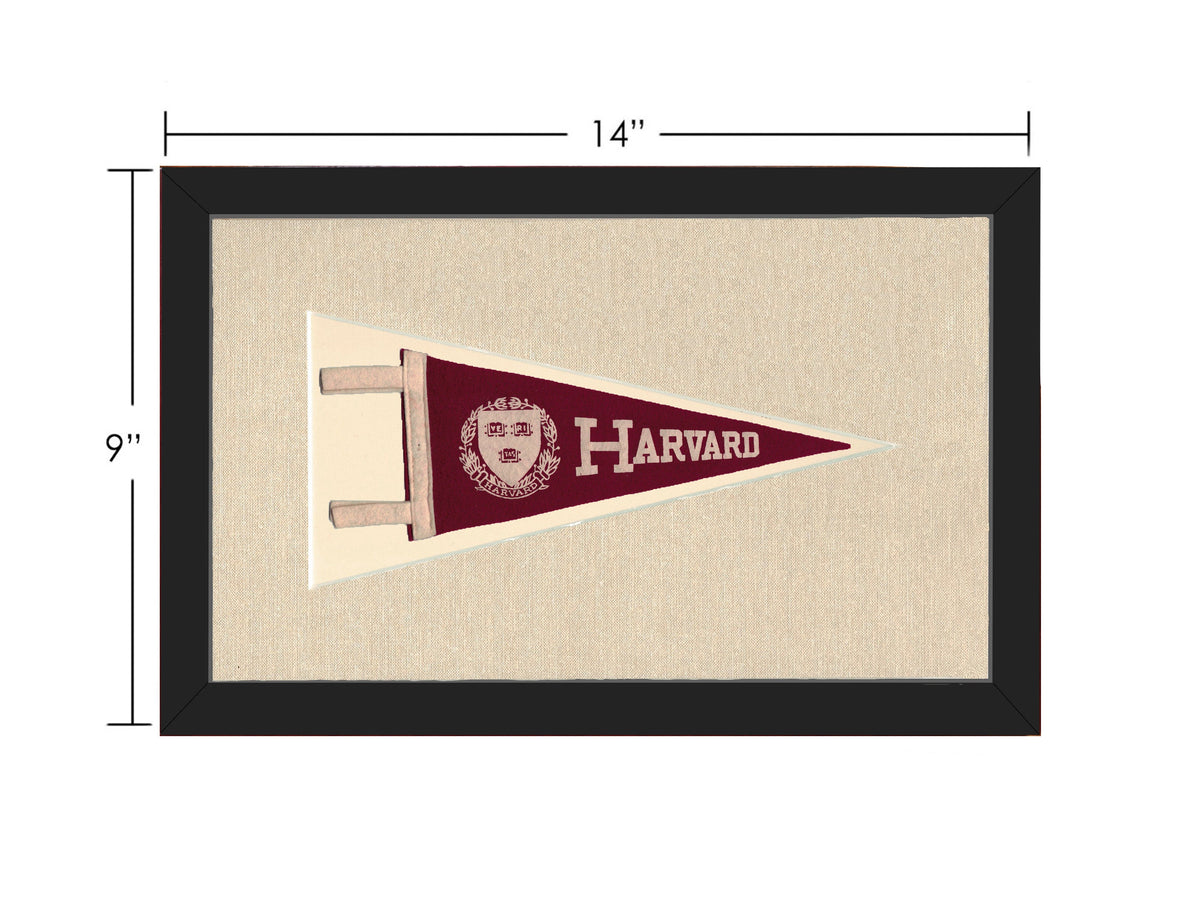 Vintage Harvard Pennant
