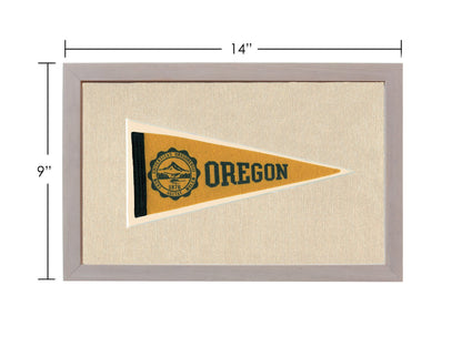 Americana Memories Vintage Pennants and Memorabilia Vintage University of Oregon Pennant