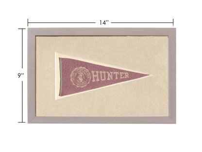 Vintage Hunter College Pennant