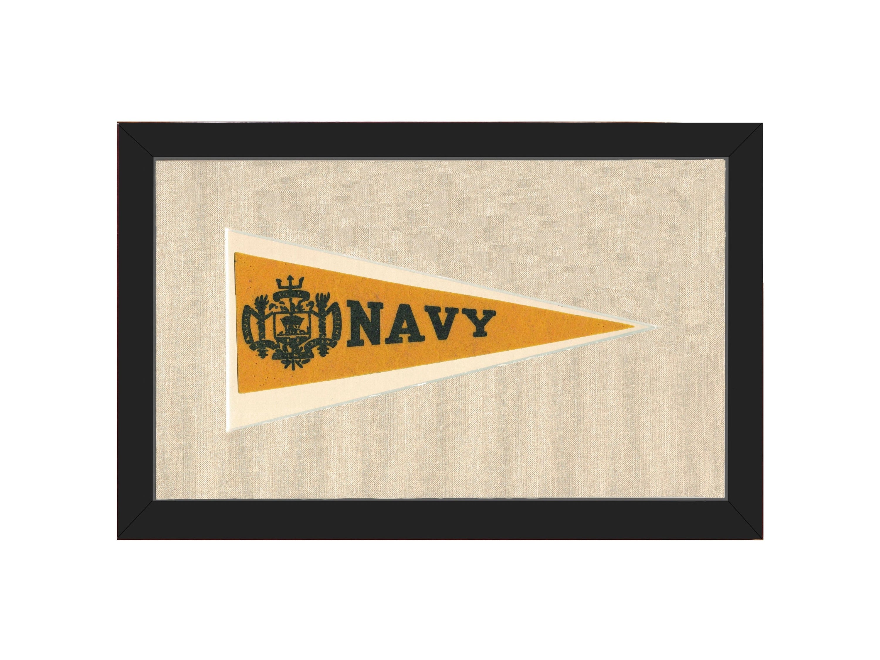 Americana Memories Vintage Pennants and Memorabilia Vintage Navy Pennant