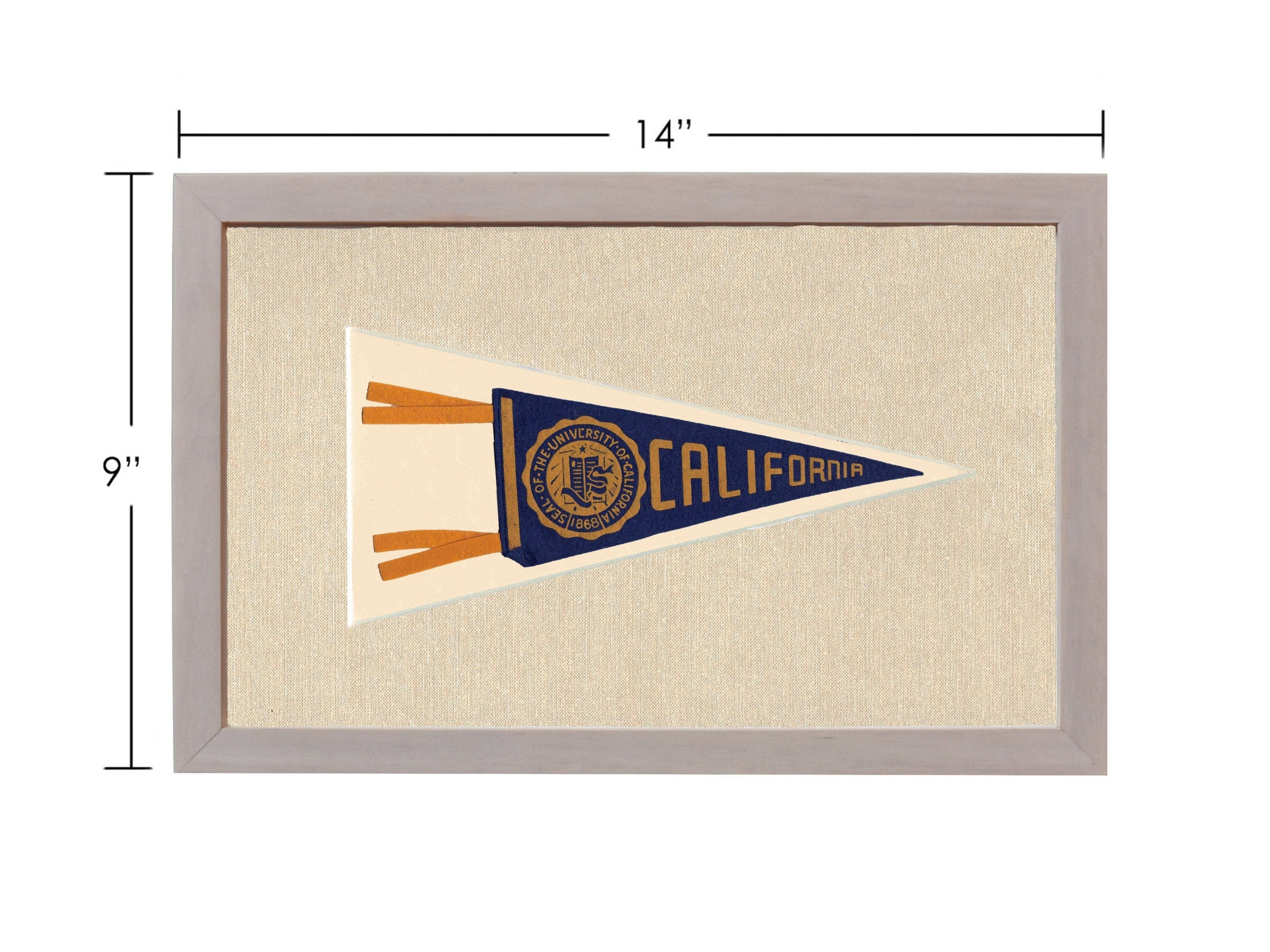 Americana Memories Vintage Pennants and Memorabilia Vintage University of California Pennant