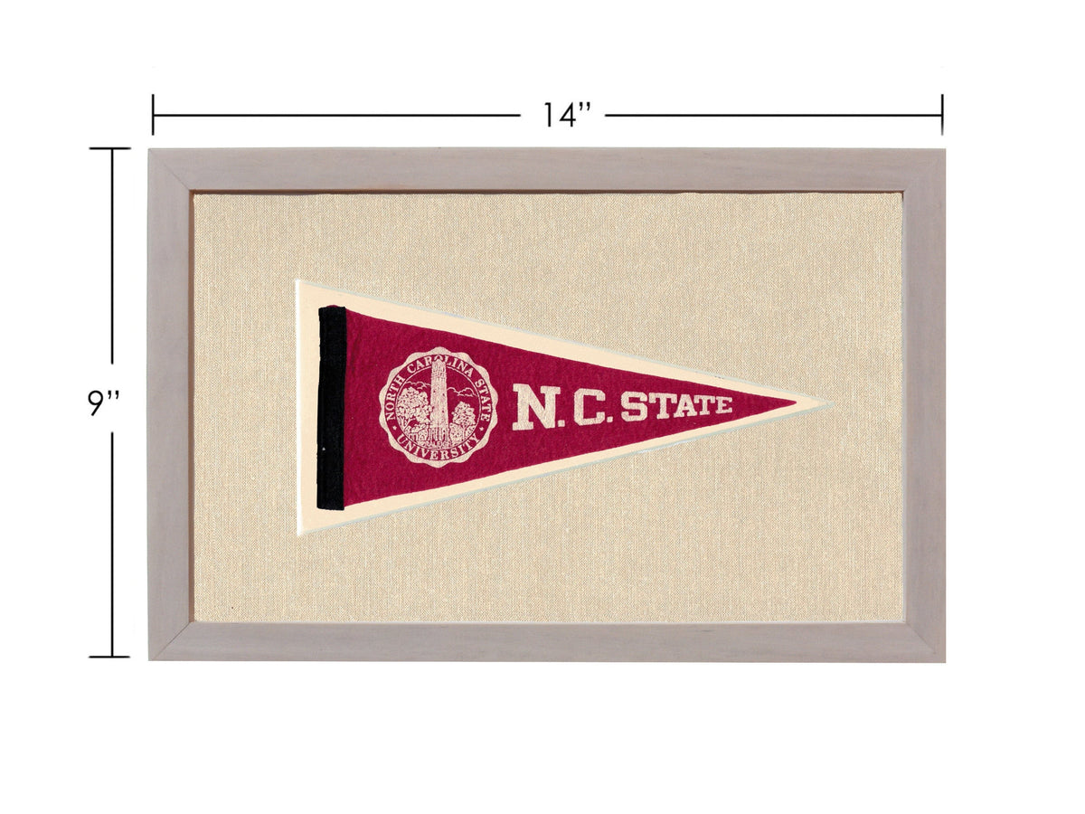 Americana Memories Vintage Pennants and Memorabilia Vintage NC State Pennant