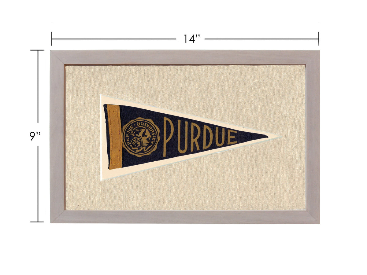 Americana Memories Vintage Pennants and Memorabilia Vintage Purdue Pennant