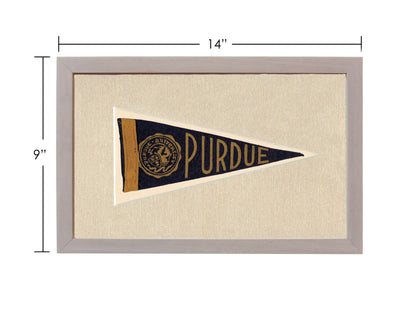 Americana Memories Vintage Pennants and Memorabilia Vintage Purdue Pennant