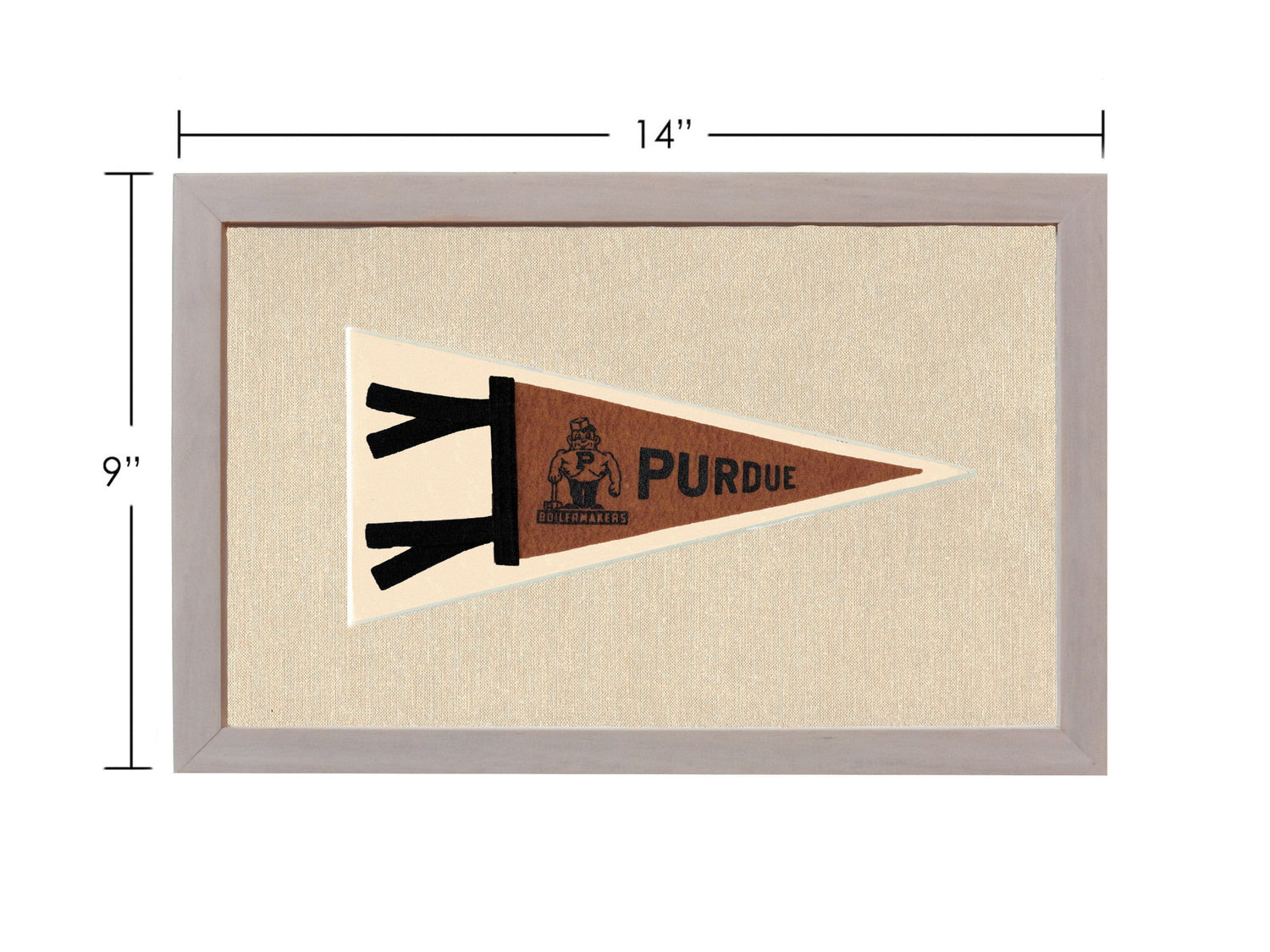 Americana Memories Vintage Pennants and Memorabilia Vintage Purdue Pennant