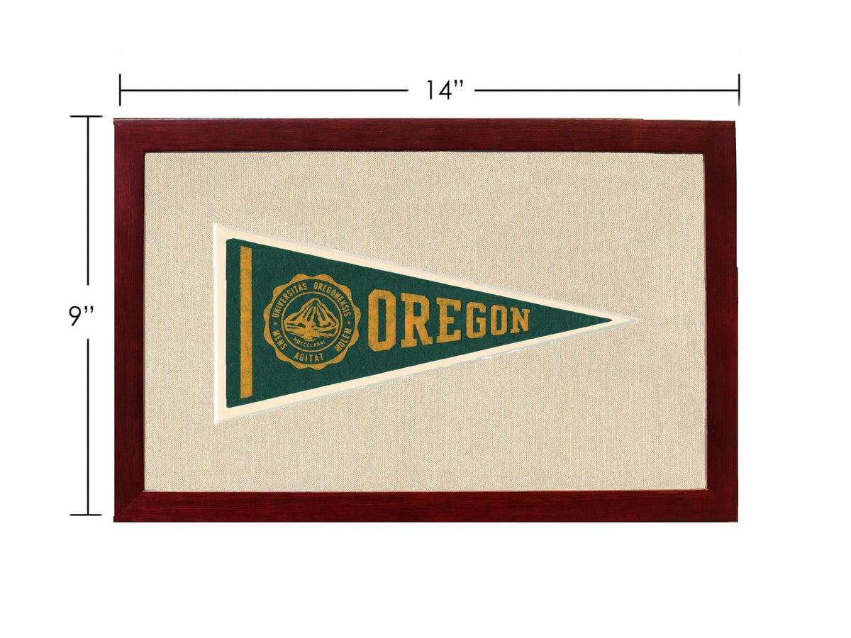 Americana Memories Vintage Pennants and Memorabilia Vintage University of Oregon Pennant